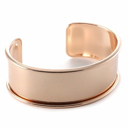 Support bracelet rigide esclave 20 mm rose gold