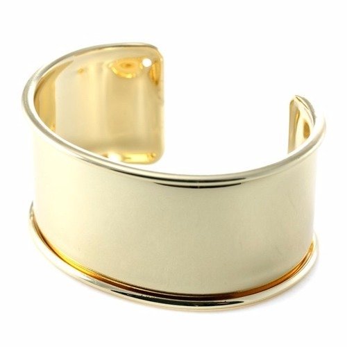 Support bracelet rigide esclave 30 mm doré