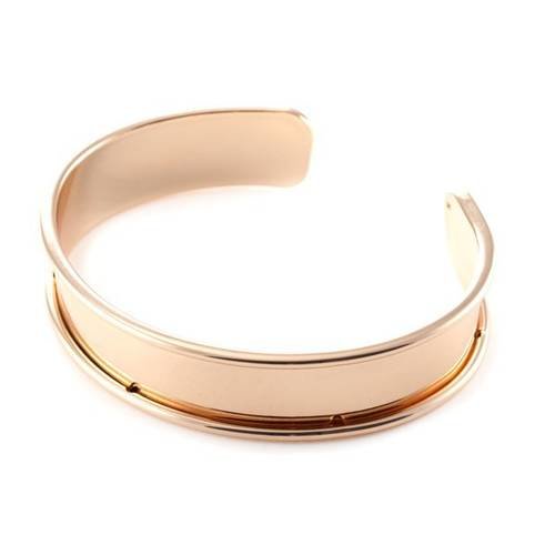 Support bracelet rigide esclave 10 mm rose gold