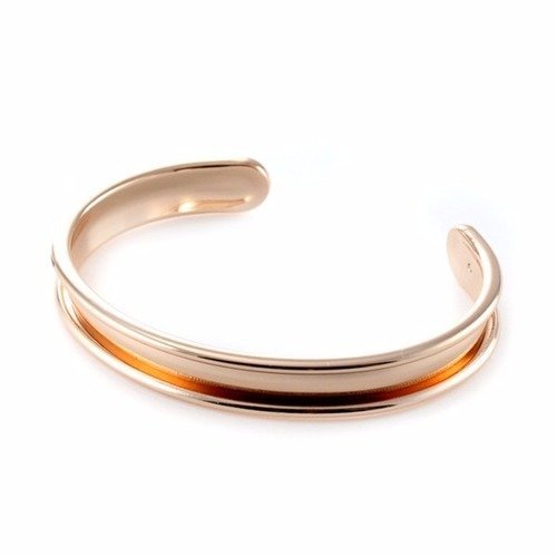 Support bracelet rigide esclave 5 mm rose gold