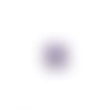 Perle crochet 16mm violet foncé