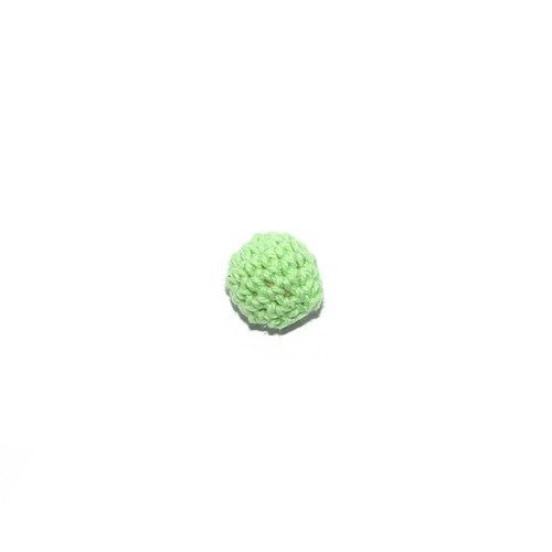 Perle crochet 16mm vert clair