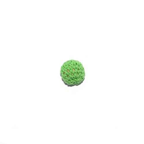 Perle crochet 16mm vert pomme