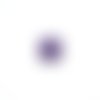 Perle crochet ronde 20mm violet