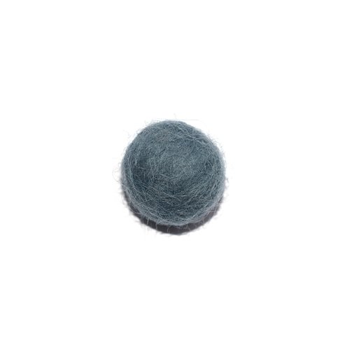 Boule en laine feutrée/feutrine 20 mm bleu clair