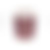 Paracorde ronde 2,5 mm rouge, turquoise et blanc x1 m