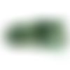 Perle agate 8 mm vert foncé x10