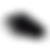 Plume d'autruche ± 15-20 cm noir