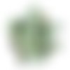 Perles facettes swarovski 4 mm camaïeu vert x20