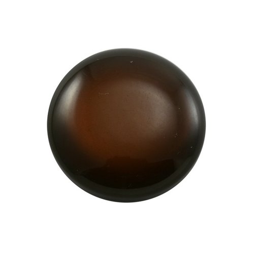 Cabochon rond polaris 12 mm chocolat