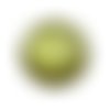 Cabochon rond polaris 24 mm vert