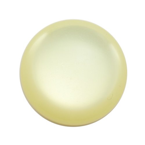 Cabochon rond polaris 24 mm jaune clair