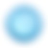 Cabochon rond polaris 24 mm bleu ciel
