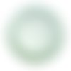 Cabochon rond polaris 12 mm vert pastel