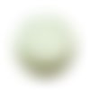Cabochon rond polaris 12 mm vert poudré
