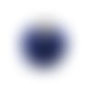 Pompon fourrure 15 mm bleu foncé