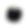 Pompon fourrure 15 mm noir