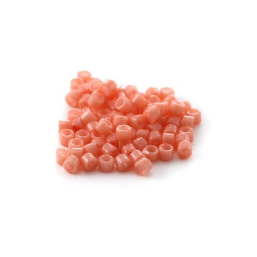 5 g (+/- 875 perles) délica miyuki 11/0 duracoat opaque dark salmon db-2112