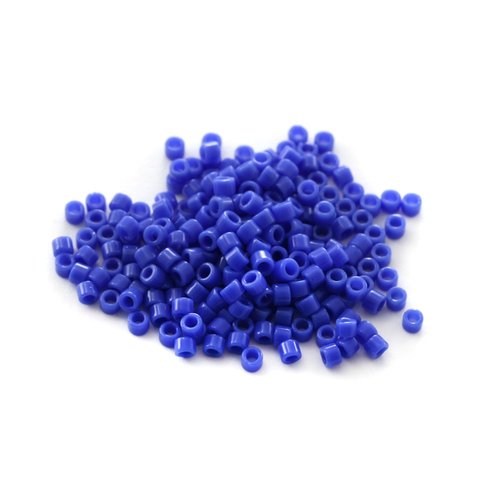 5 g (+/- 875 perles) délica miyuki 11/0 opaque cyan blue db-1138