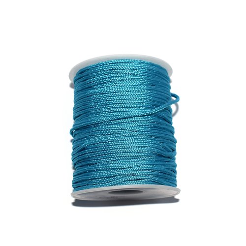 Paracorde ronde 2,5 mm turquoise x1 m