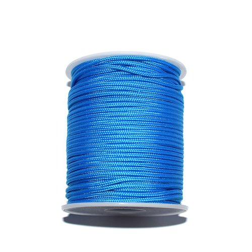 Paracorde ronde 2,5 mm bleu x1 m