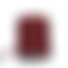 Paracorde ronde 2,5 mm rouge, noir et gris x1 m