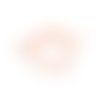 Perle rondelle heishi polymère rose pâle x380