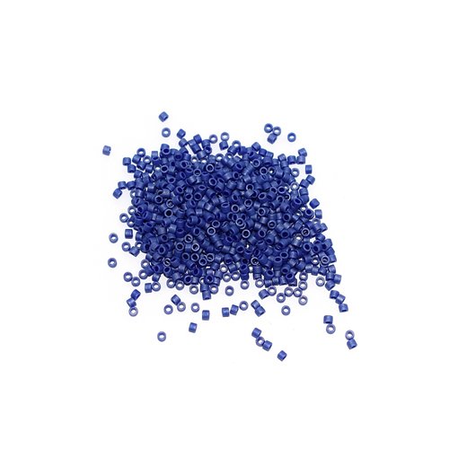 5 g (+/- 875 perles) délica miyuki 11/0 mat opaque cobalt luster db-361