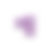 Perle lentille silicone 10 mm violet