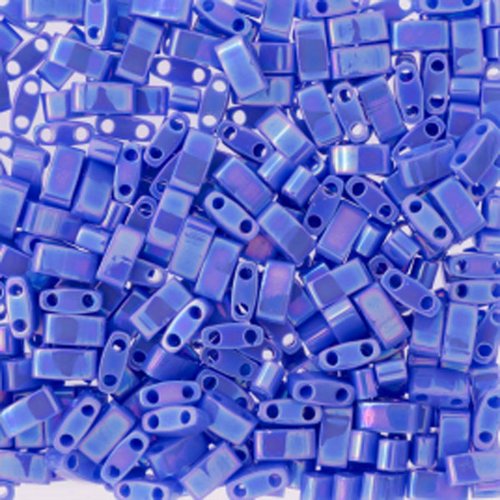 5 g miyuki quarter tila transparent cobalt ab qtl-177