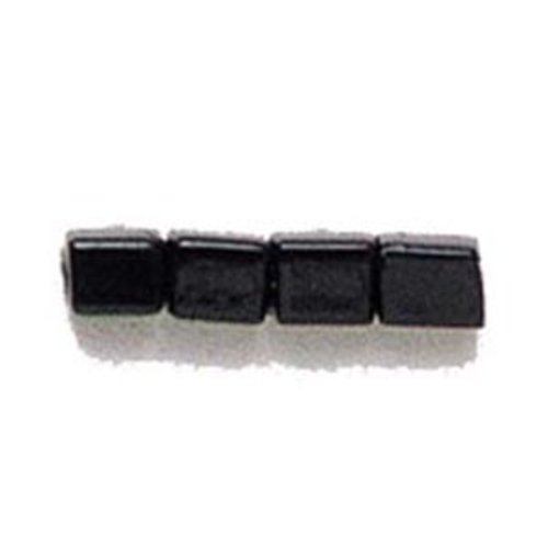 10g miyuki cube 4mm opaque black sb4-401