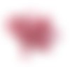 10g miyuki cube 4mm pink lined transparent red sb4-2649