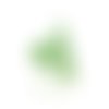 Perle ronde à facettes cristal 4 mm lime green x10