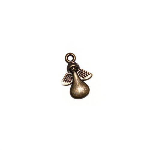Pendentif ange "made for an angel" 18x13mm bronze