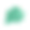 Rondelle céramique 6,5x2,2 mm trou 1,2 mm vert turquoise mat x10