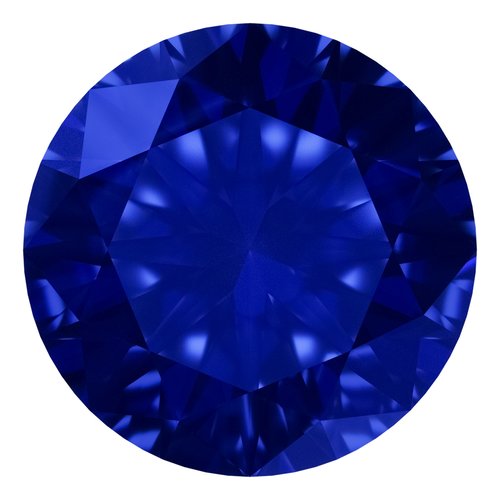 Strass rond preciosa ss29 6mm capri blue x10