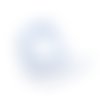 Perle rondelle heishi polymère bleu ciel x380