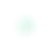 Perle silicone coeur 10x20 mm vert