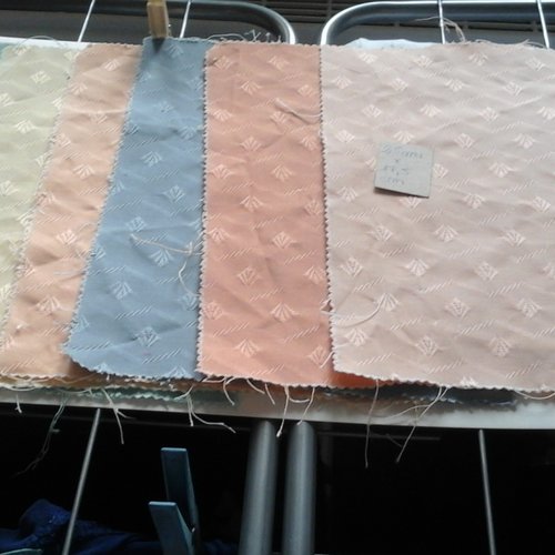 Lot de 6 coupons de tissu patchwork style coton