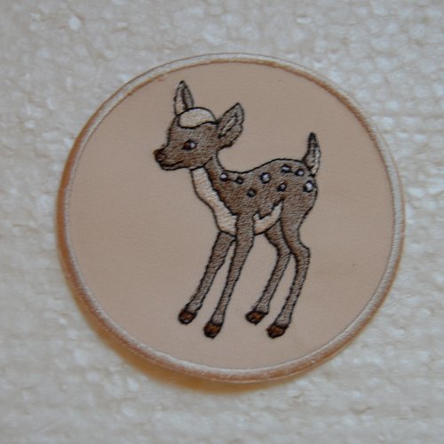 Patch , écusson , broder, thermocollant bambi 9cm
