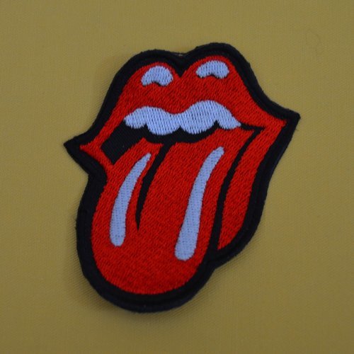 Patch, écusson, rolling stones,broder et thermocollant 8.5/6cm