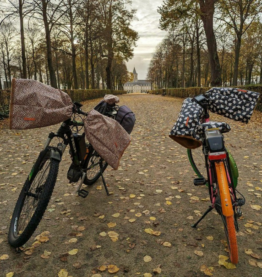 Manchon vélo modèle ophélie série spéciale papa pique et maman coud - Un  grand marché