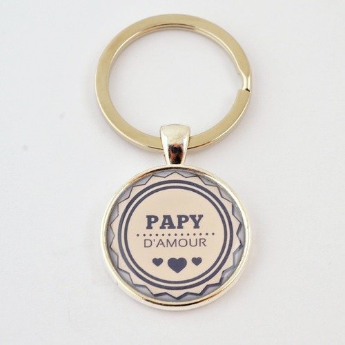 Porte-clefs "papy d'amour"