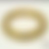 Mousqueton anneaux, 41 mm. couleur or - 2 pièces