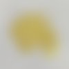 Cabochons strass plats à coller 3mm jaune à reflets multicolores
