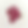 Cabochons strass plats à coller 4mm rose fuchsia
