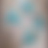 Guirlande de fanions turquoise
