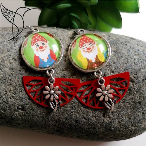 Boucles d'oreilles nains de jardin