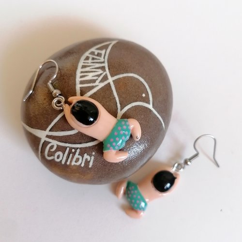 Boucles d'oreilles 3 plouf in summer 22