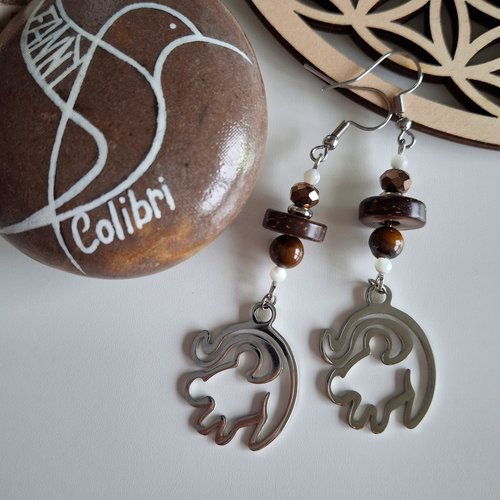Boucles d'oreilles hakuna matata